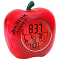 Apple Shaped Talking Alarm Clock-RED